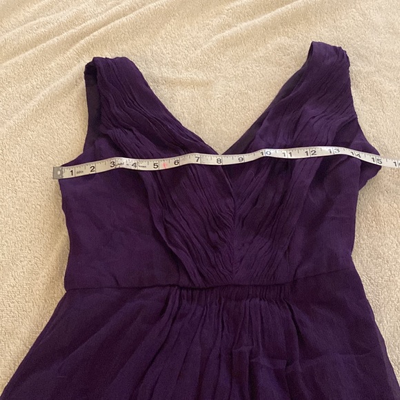 J Crew 100% silk Louisa chiffon dress with gorgeous back zipper. Gorgeous! - Picture 15 of 16